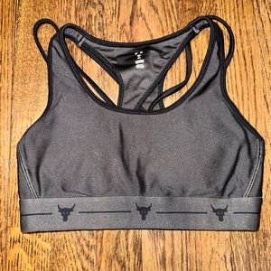 Under Armour project rock sports bra